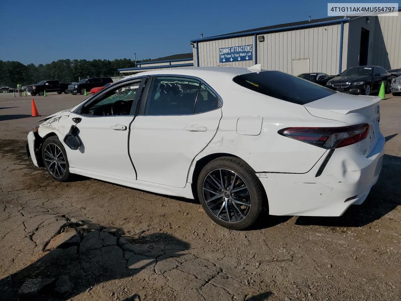 2021 Toyota Camry Se VIN: 4T1G11AK4MU554797 Lot: 57216294