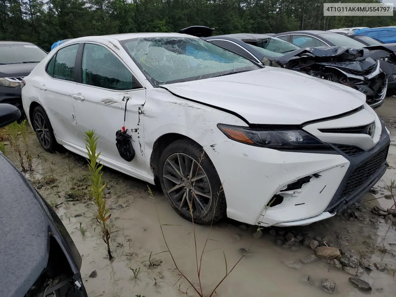 4T1G11AK4MU554797 2021 Toyota Camry Se