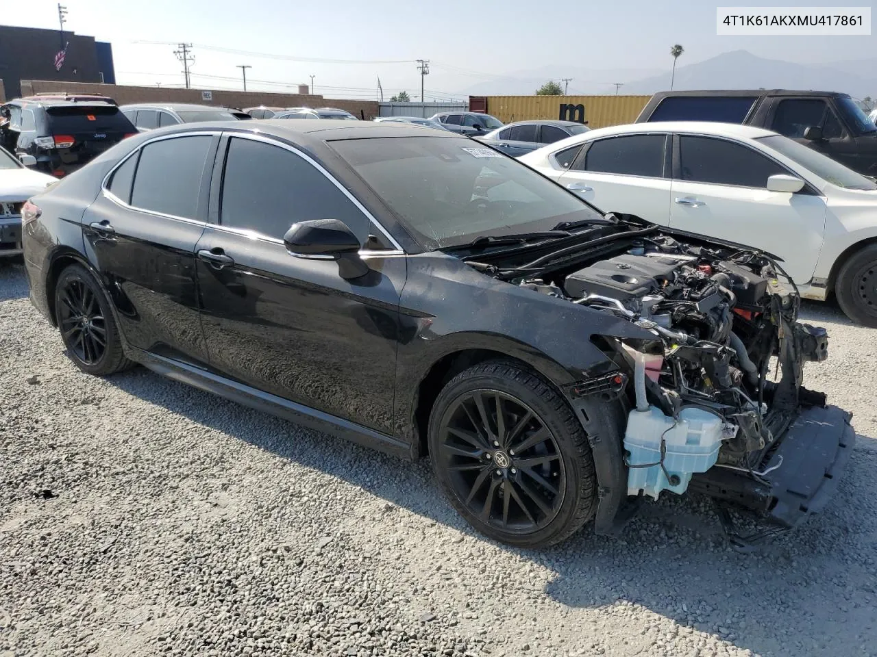 4T1K61AKXMU417861 2021 Toyota Camry Xse