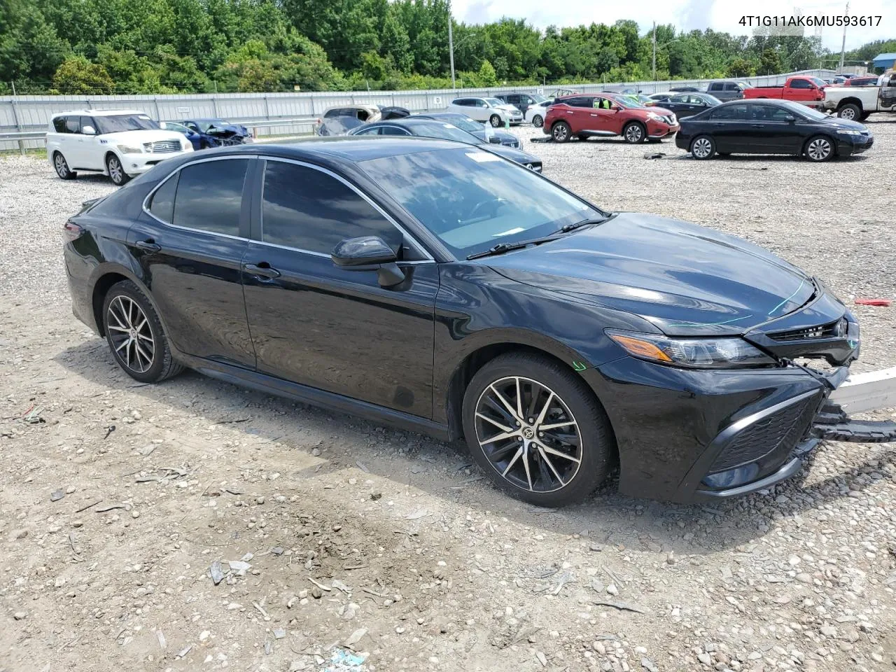 4T1G11AK6MU593617 2021 Toyota Camry Se