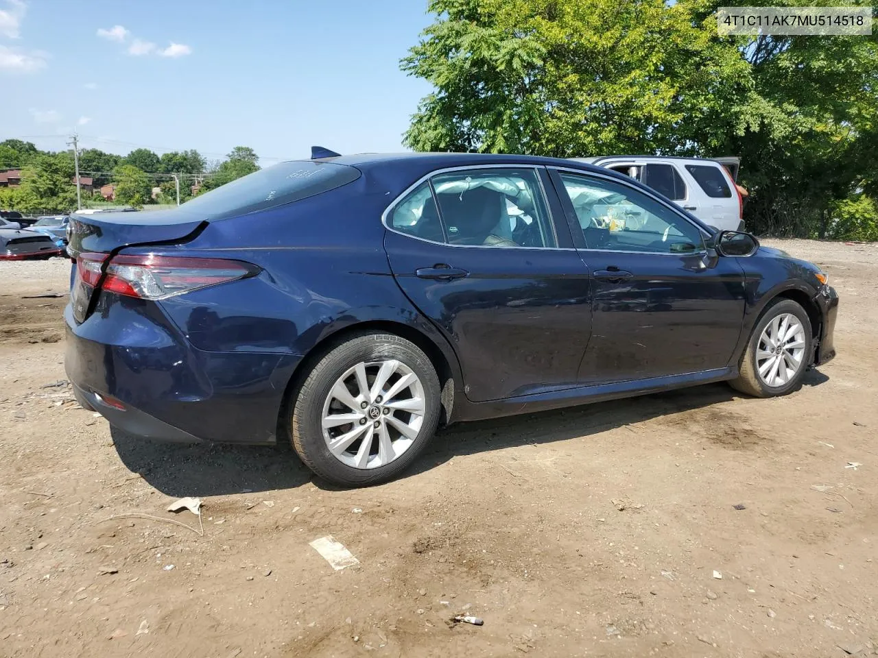 4T1C11AK7MU514518 2021 Toyota Camry Le