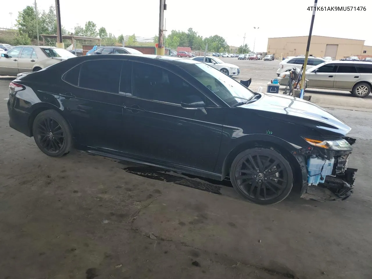 2021 Toyota Camry Xse VIN: 4T1K61AK9MU571476 Lot: 61387154