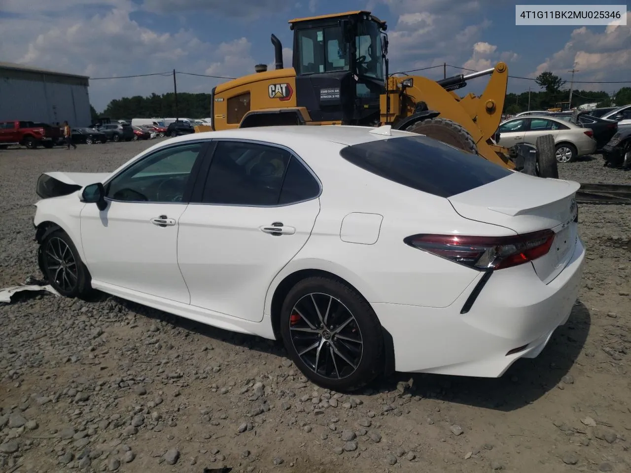 2021 Toyota Camry Se VIN: 4T1G11BK2MU025346 Lot: 62288374