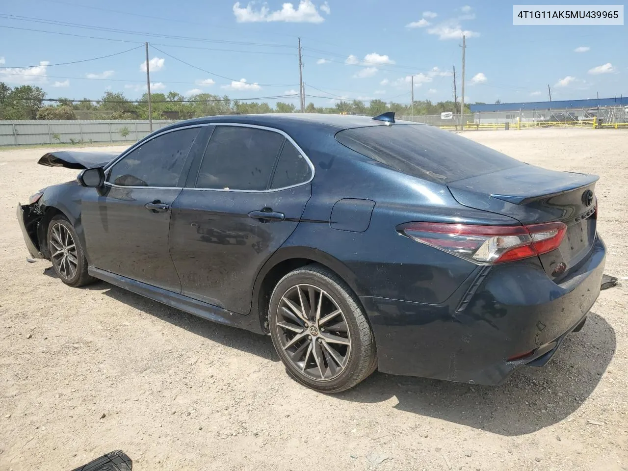 2021 Toyota Camry Se VIN: 4T1G11AK5MU439965 Lot: 62603954