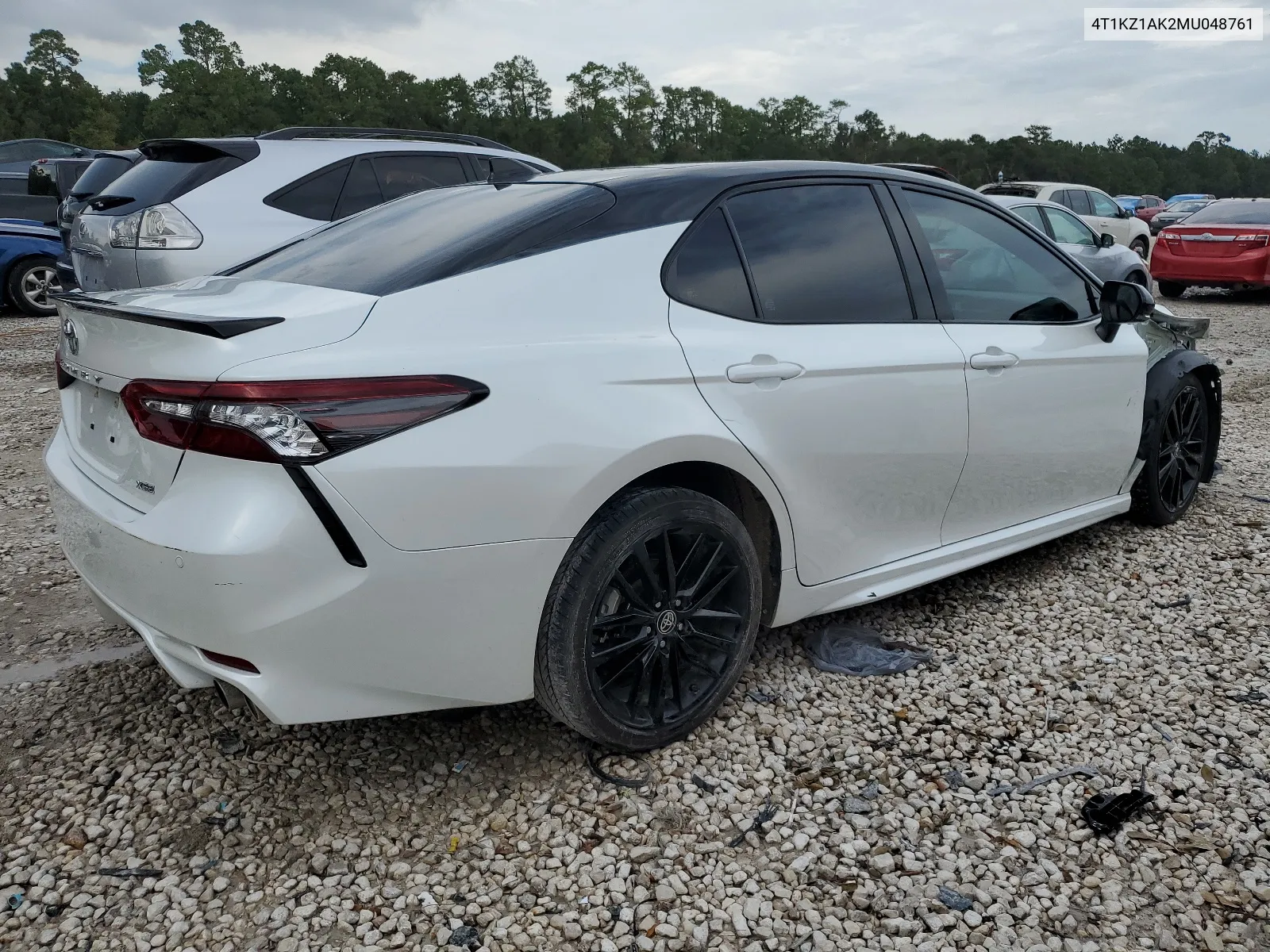 2021 Toyota Camry Trd VIN: 4T1KZ1AK2MU048761 Lot: 63190004