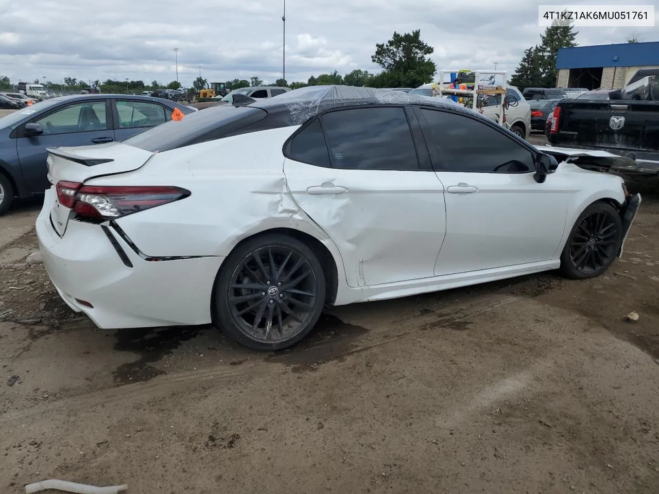 2021 Toyota Camry Trd VIN: 4T1KZ1AK6MU051761 Lot: 64237484