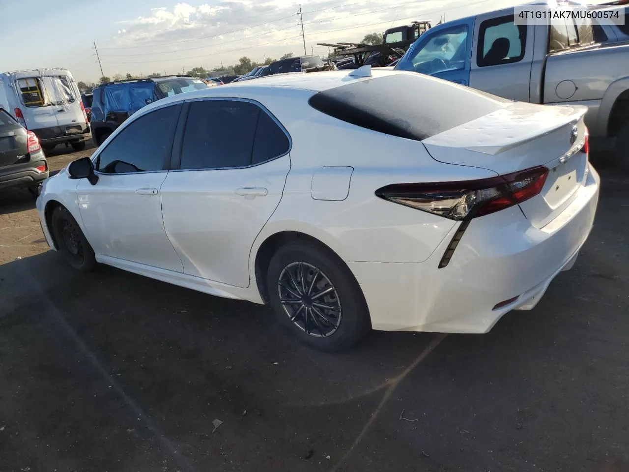 2021 Toyota Camry Se VIN: 4T1G11AK7MU600574 Lot: 64322194