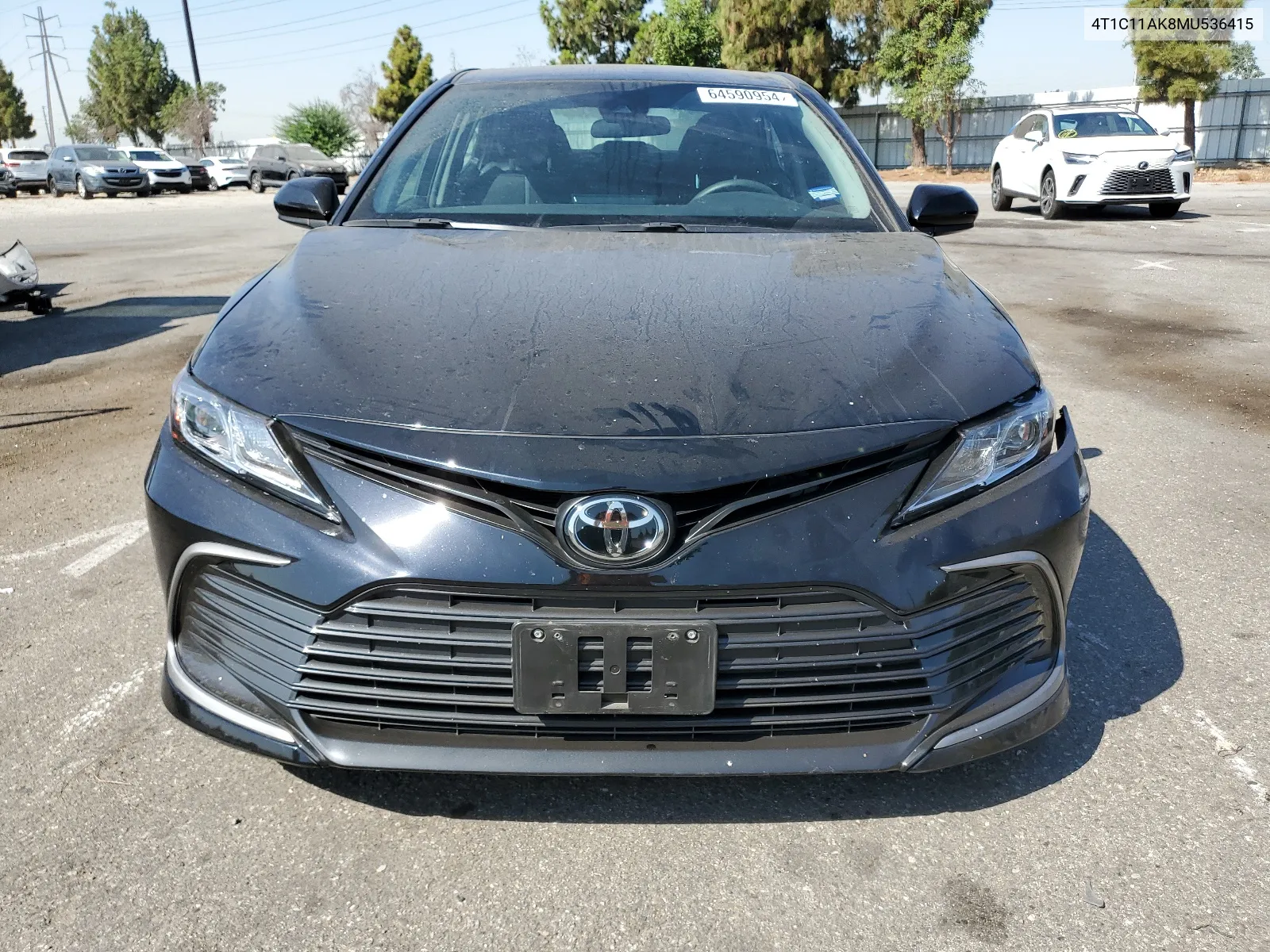 2021 Toyota Camry Le VIN: 4T1C11AK8MU536415 Lot: 64590954