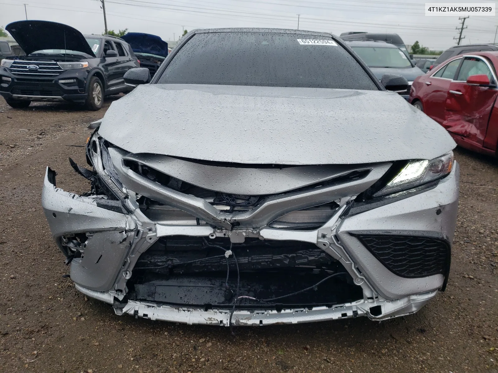 2021 Toyota Camry Trd VIN: 4T1KZ1AK5MU057339 Lot: 65122594