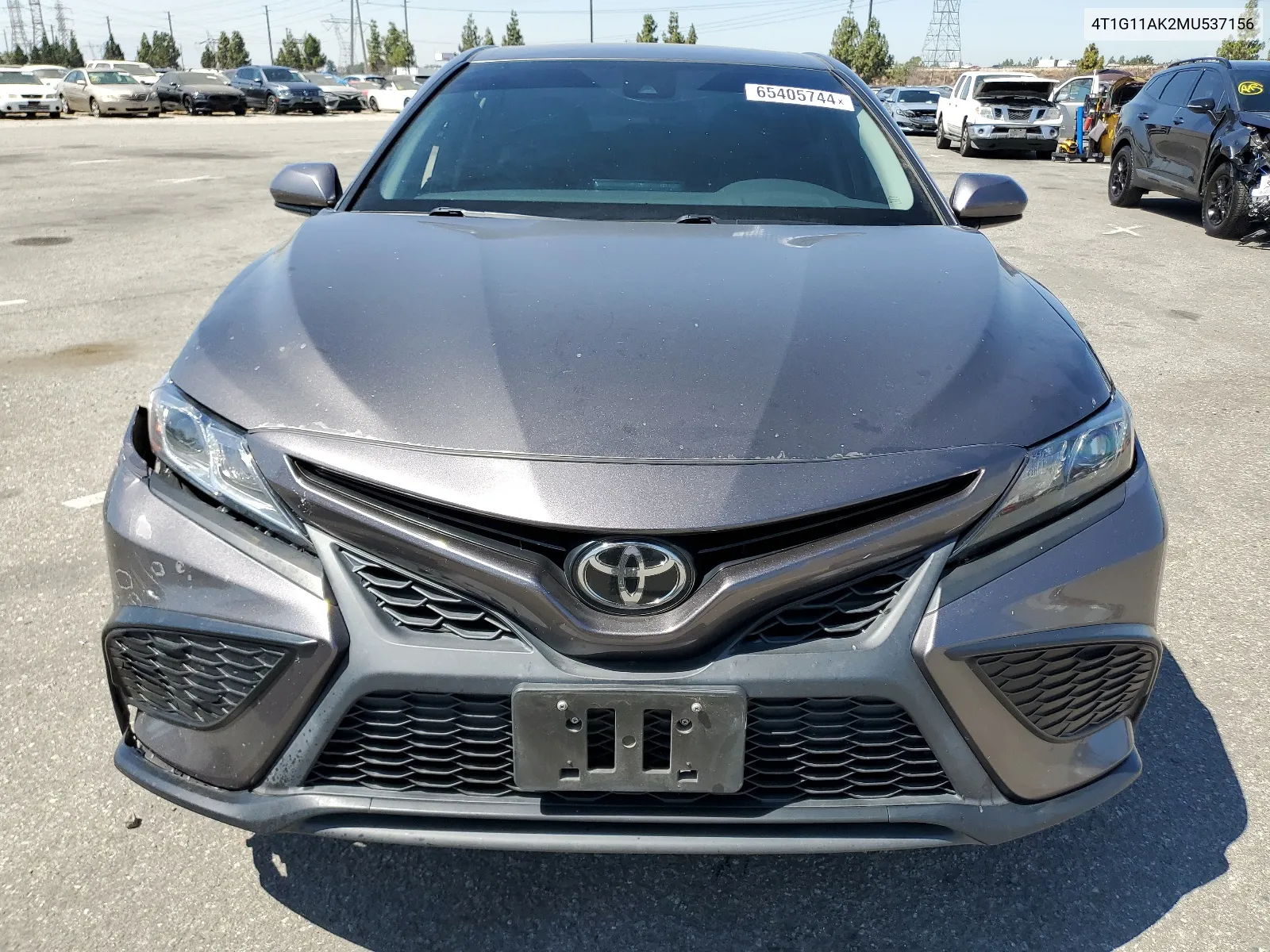 4T1G11AK2MU537156 2021 Toyota Camry Se