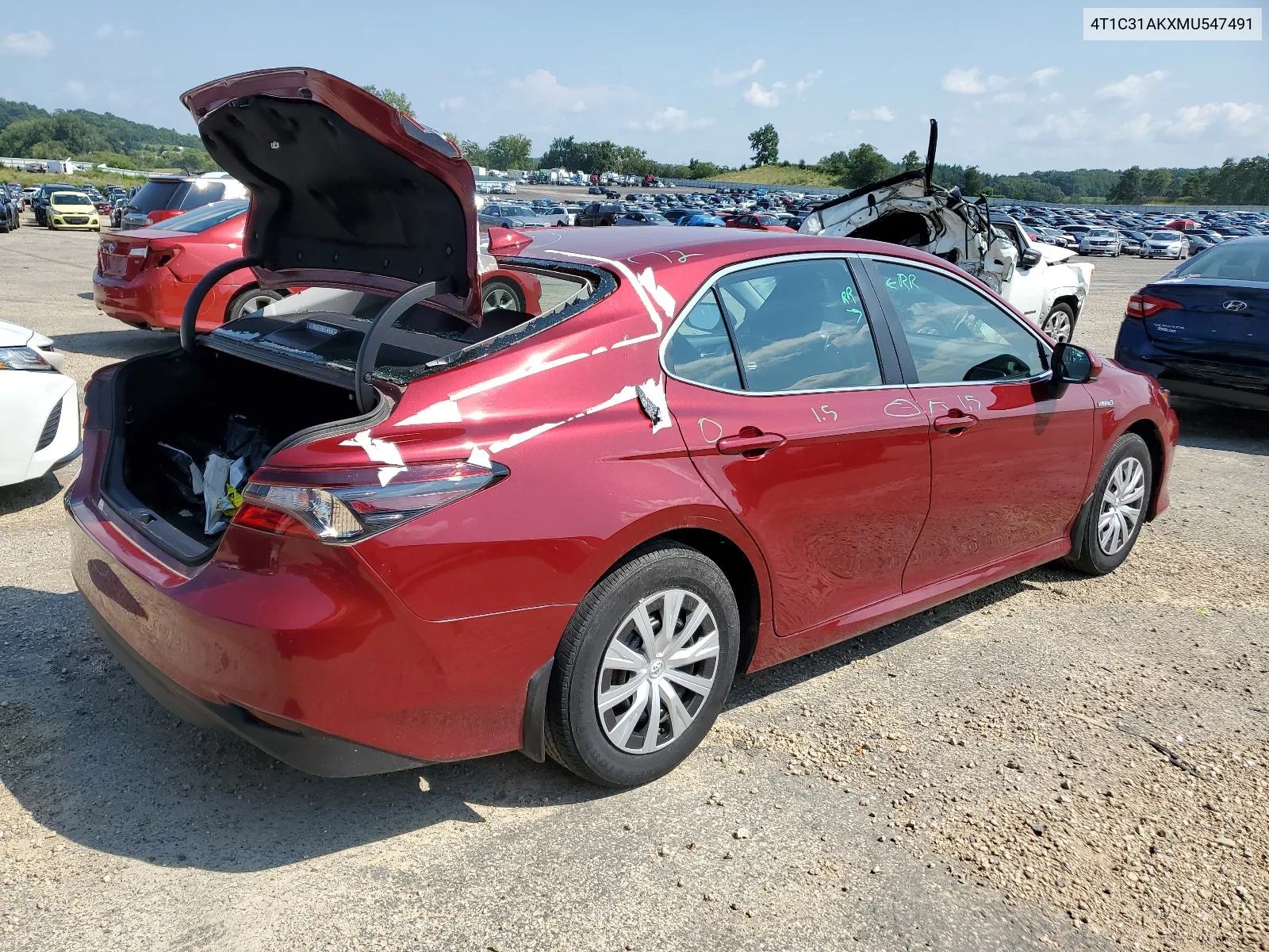 4T1C31AKXMU547491 2021 Toyota Camry Le