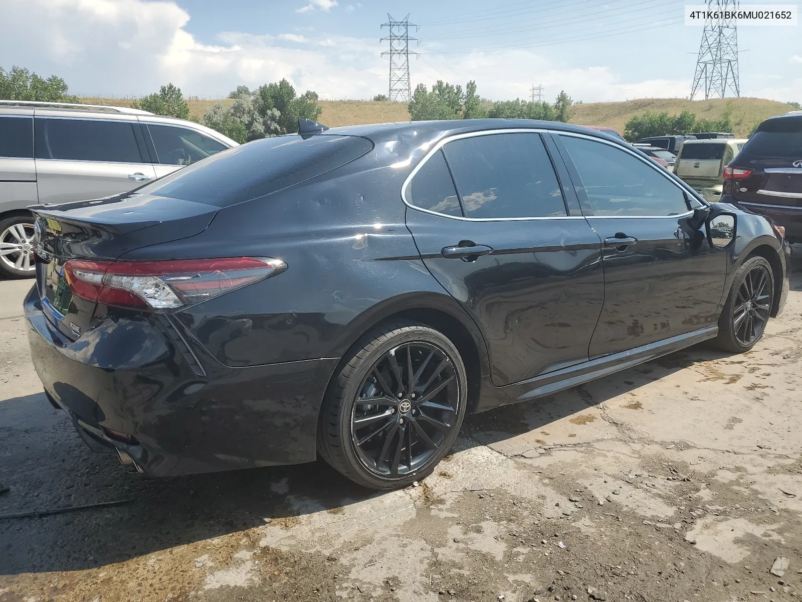 2021 Toyota Camry Xse VIN: 4T1K61BK6MU021652 Lot: 65663414