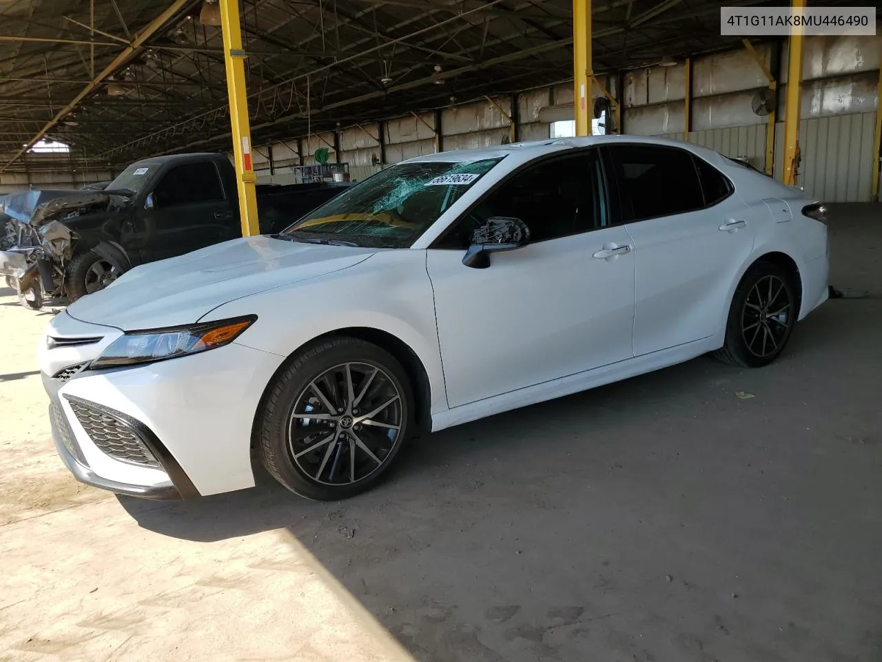 2021 Toyota Camry Se VIN: 4T1G11AK8MU446490 Lot: 66619634