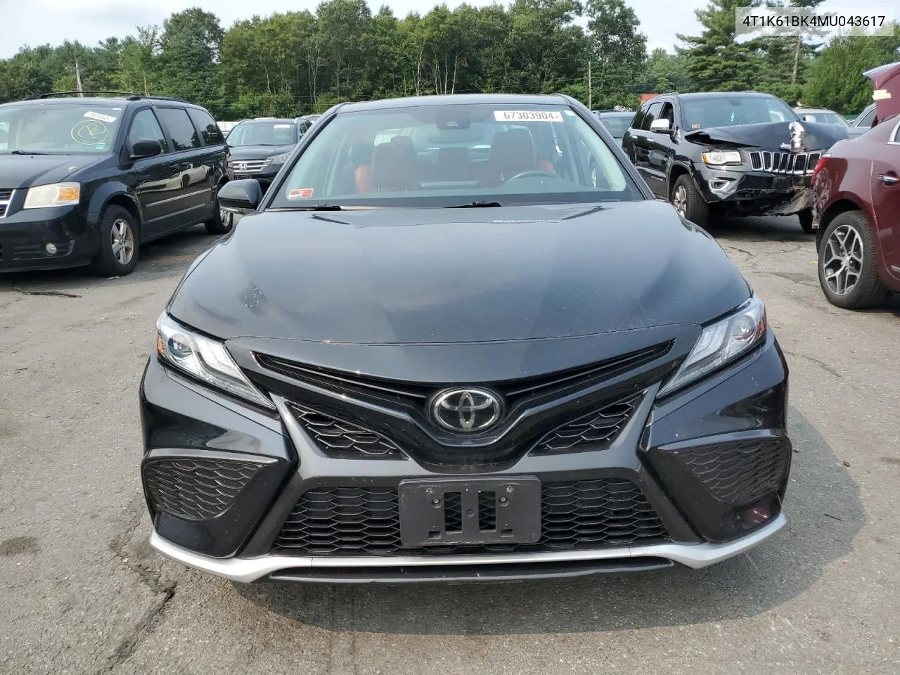 2021 Toyota Camry Xse VIN: 4T1K61BK4MU043617 Lot: 67303904