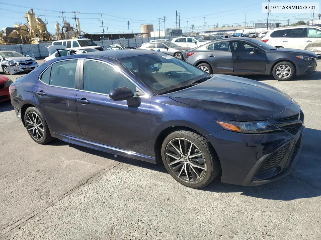 2021 Toyota Camry Se VIN: 4T1G11AK9MU473701 Lot: 67737124