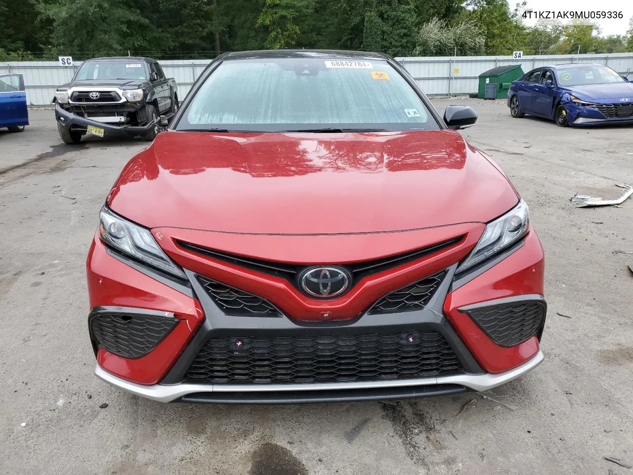 2021 Toyota Camry Trd VIN: 4T1KZ1AK9MU059336 Lot: 68842784