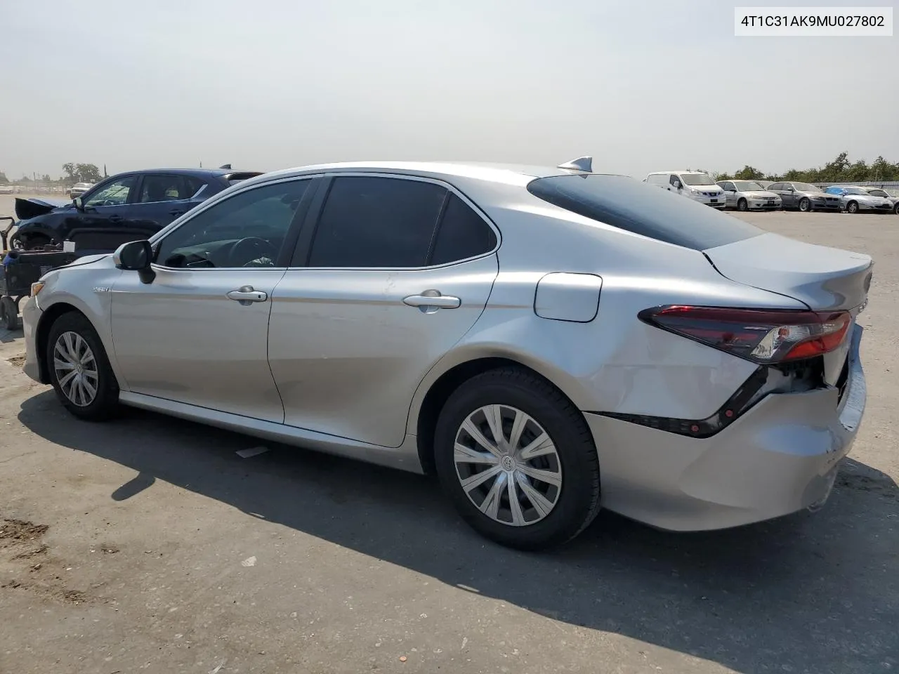 2021 Toyota Camry Le VIN: 4T1C31AK9MU027802 Lot: 69521704