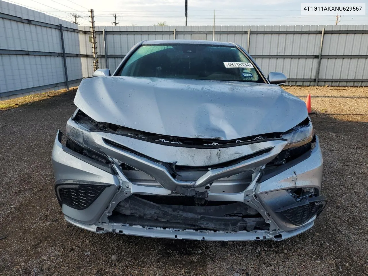 2021 Toyota Camry Se VIN: 4T1G11AKXNU629567 Lot: 69716134