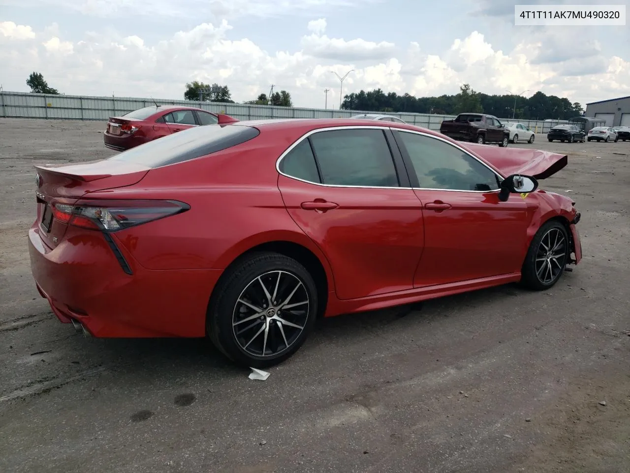 2021 Toyota Camry Se VIN: 4T1T11AK7MU490320 Lot: 69810704