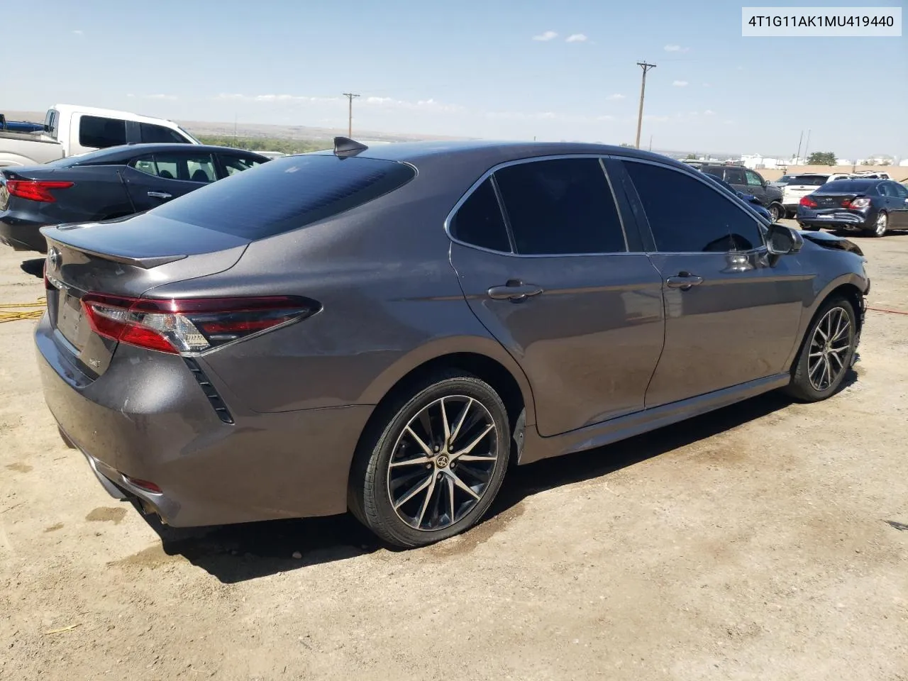 2021 Toyota Camry Se VIN: 4T1G11AK1MU419440 Lot: 70062684