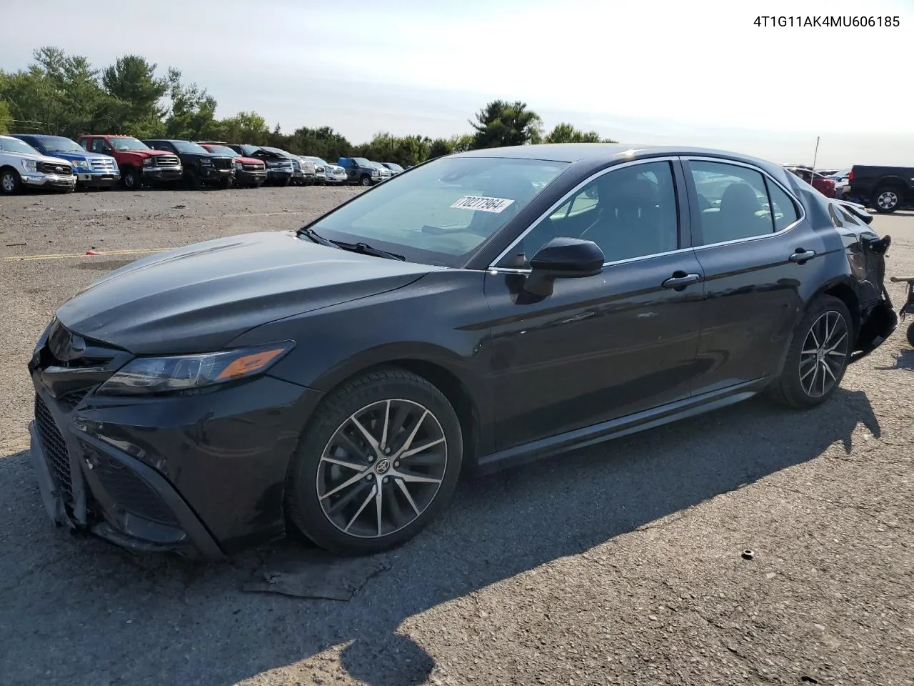 2021 Toyota Camry Se VIN: 4T1G11AK4MU606185 Lot: 70277964