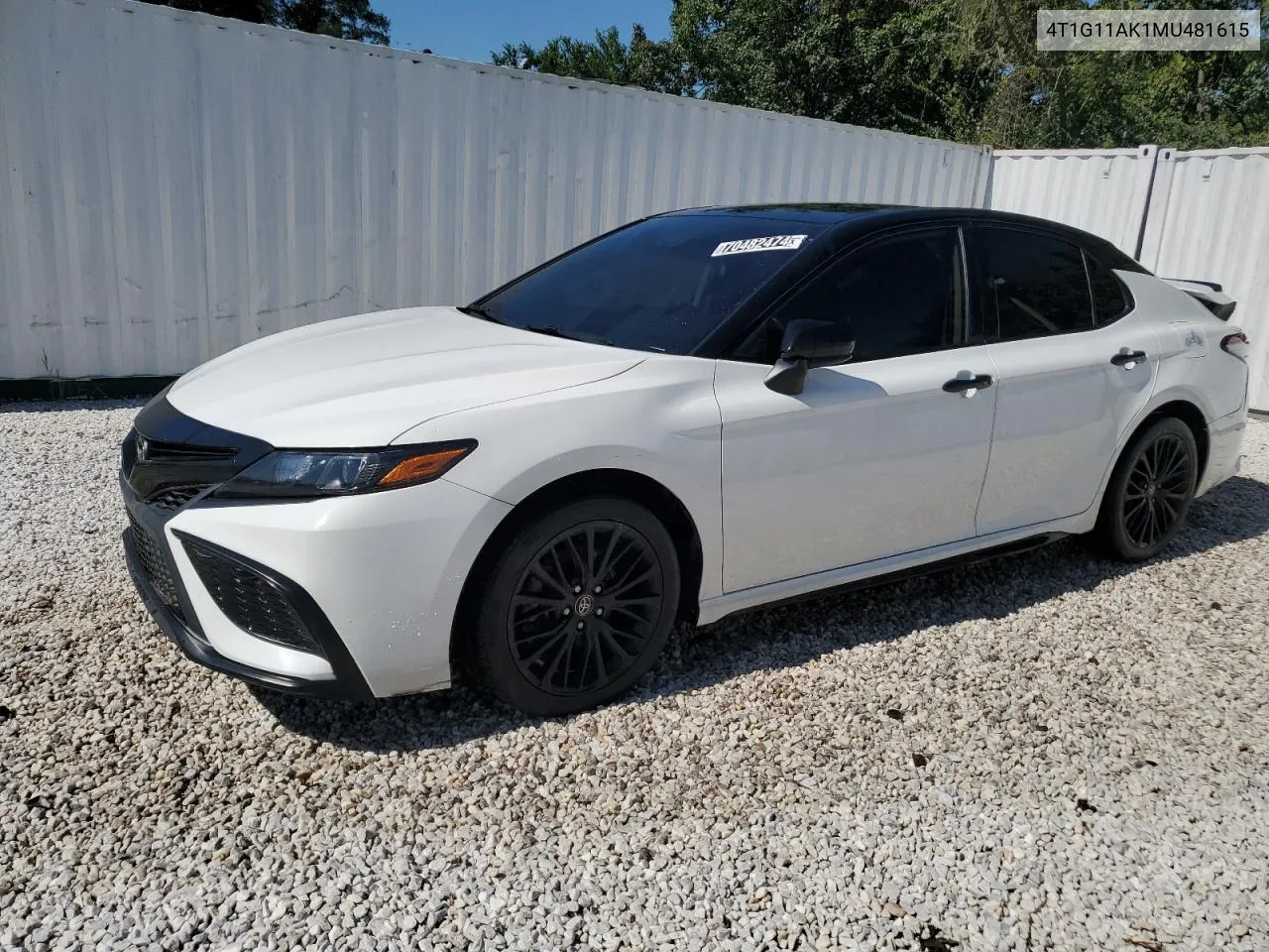 2021 Toyota Camry Se VIN: 4T1G11AK1MU481615 Lot: 70482474