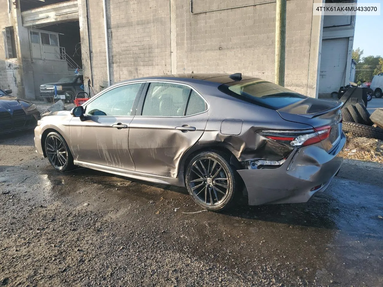 2021 Toyota Camry Xse VIN: 4T1K61AK4MU433070 Lot: 71056154