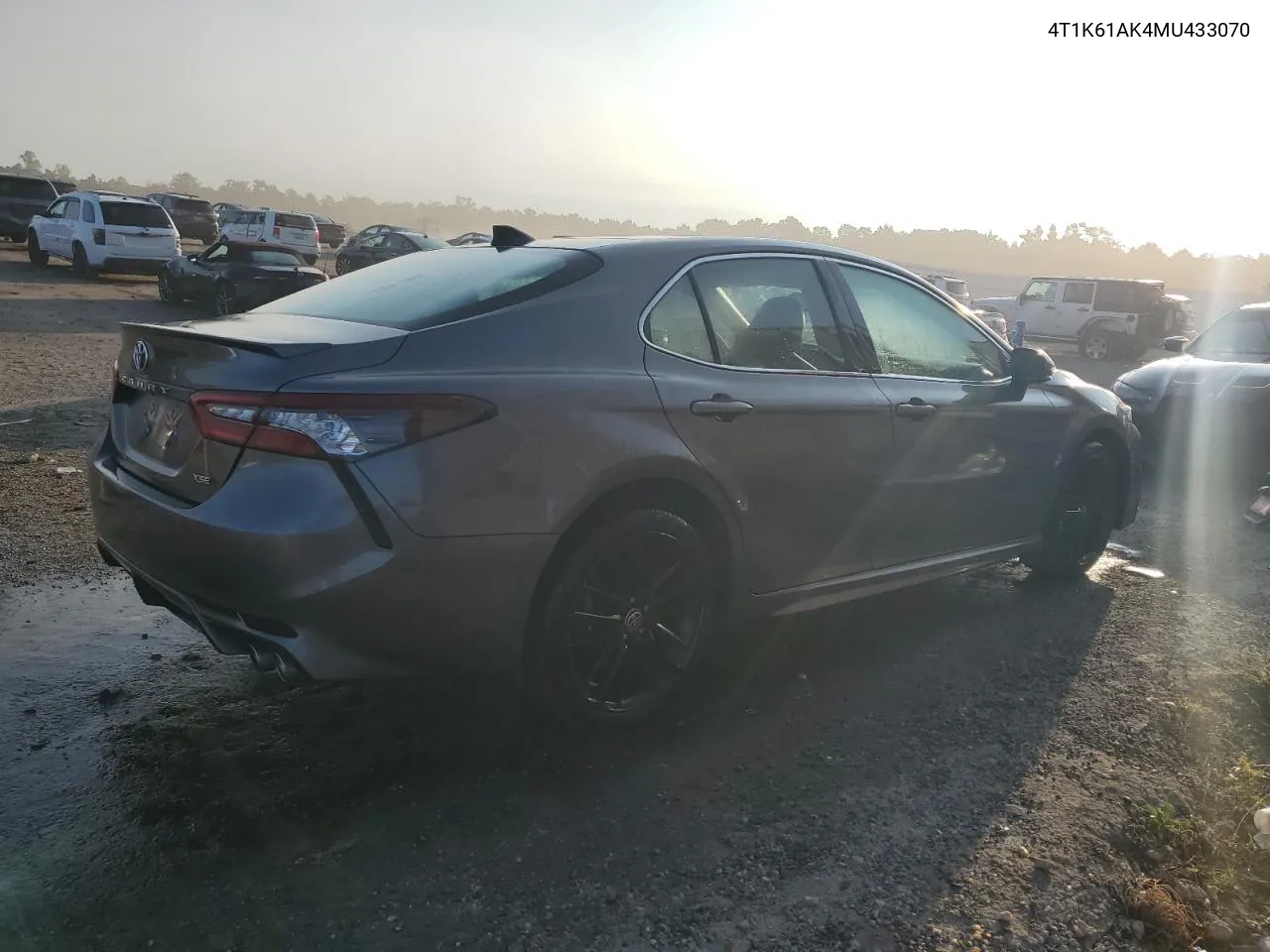 2021 Toyota Camry Xse VIN: 4T1K61AK4MU433070 Lot: 71056154