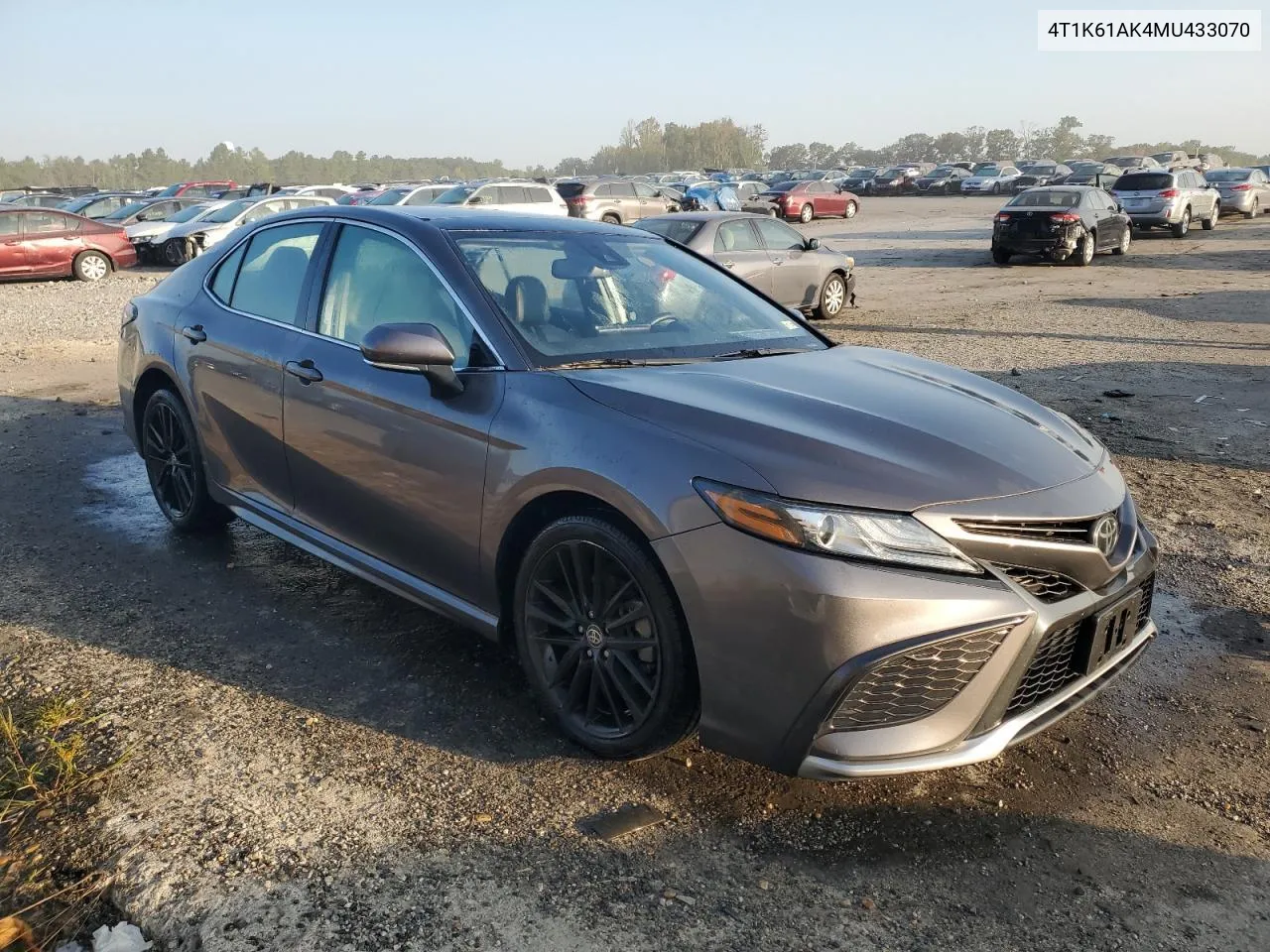 2021 Toyota Camry Xse VIN: 4T1K61AK4MU433070 Lot: 71056154