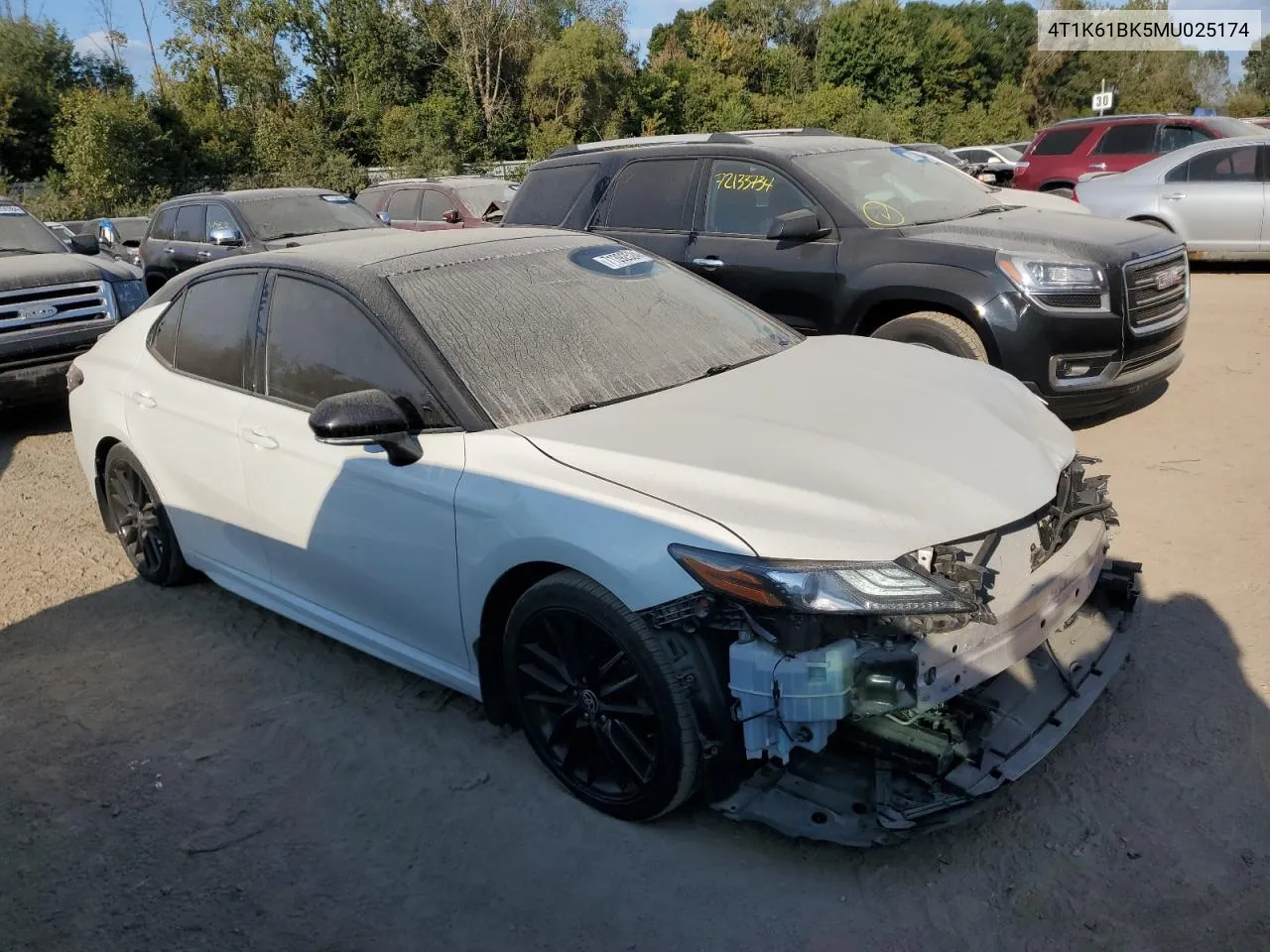 2021 Toyota Camry Xse VIN: 4T1K61BK5MU025174 Lot: 71392524