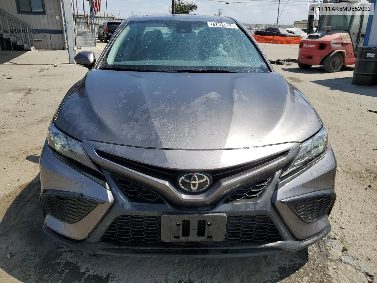 2021 Toyota Camry Se VIN: 4T1T11AK5MU552023 Lot: 71491824