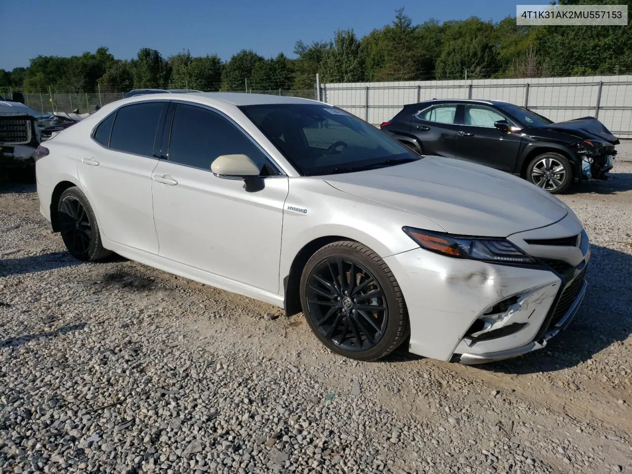 2021 Toyota Camry Xse VIN: 4T1K31AK2MU557153 Lot: 71642144