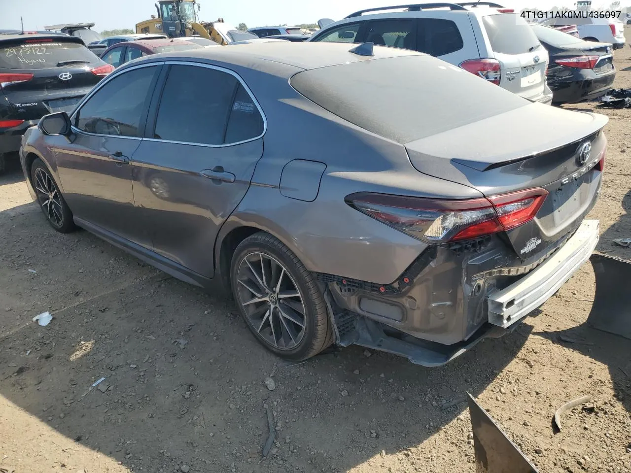 2021 Toyota Camry Se VIN: 4T1G11AK0MU436097 Lot: 71815884