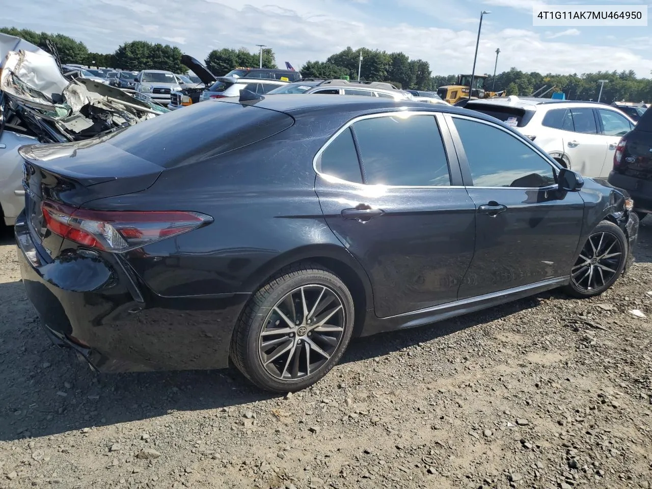 2021 Toyota Camry Se VIN: 4T1G11AK7MU464950 Lot: 72190504