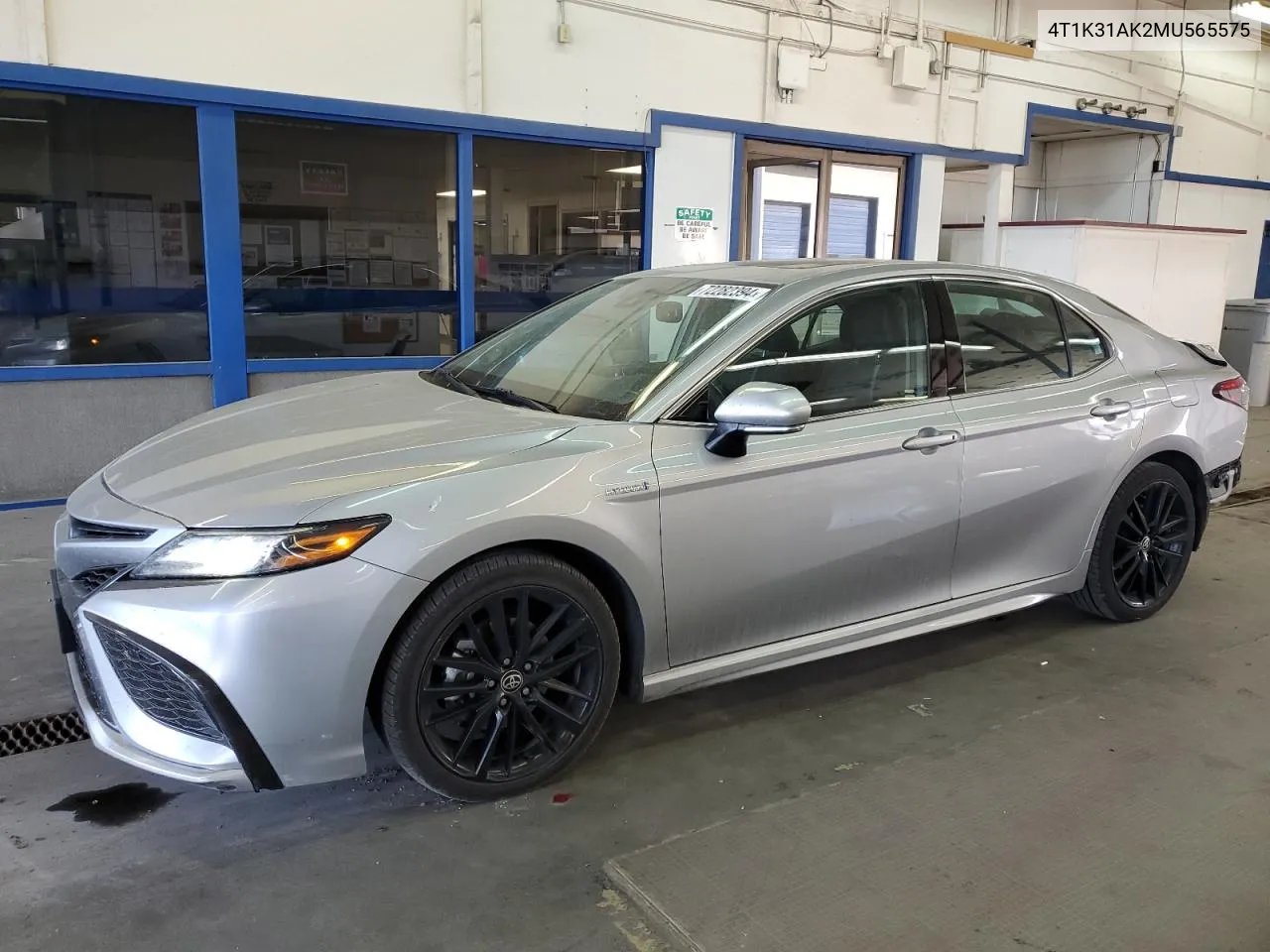 2021 Toyota Camry Xse VIN: 4T1K31AK2MU565575 Lot: 72282394