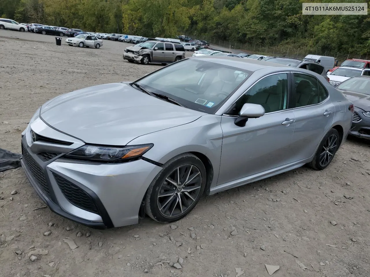 2021 Toyota Camry Se VIN: 4T1G11AK6MU525124 Lot: 72750704