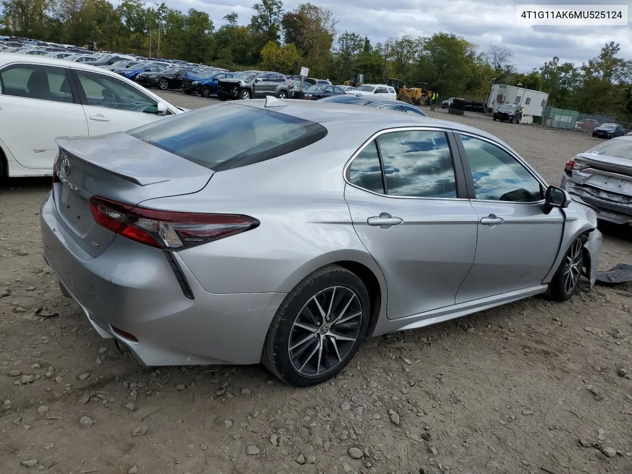 4T1G11AK6MU525124 2021 Toyota Camry Se