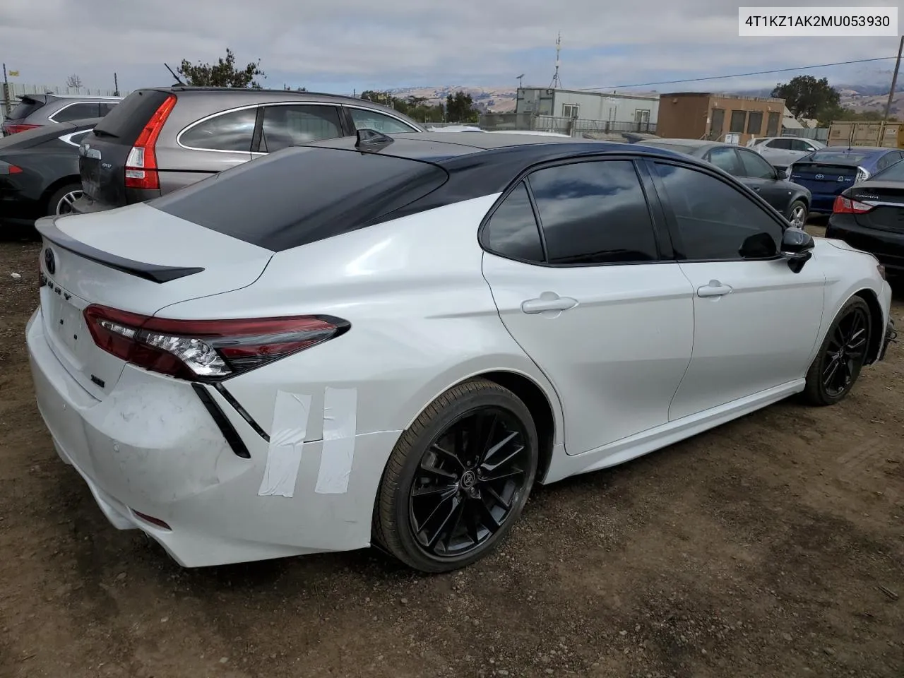 2021 Toyota Camry Trd VIN: 4T1KZ1AK2MU053930 Lot: 72964134