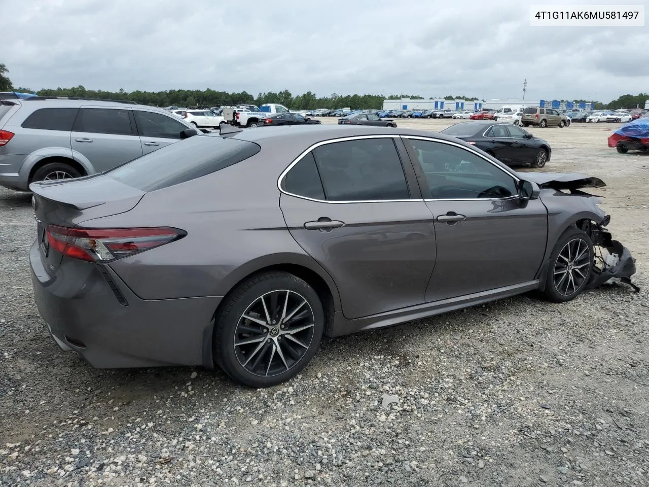 2021 Toyota Camry Se VIN: 4T1G11AK6MU581497 Lot: 73117894