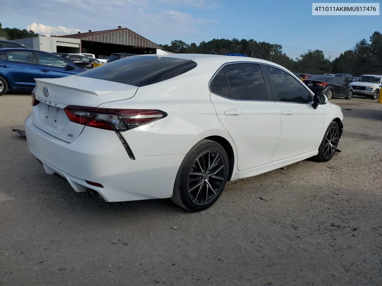 2021 Toyota Camry Se VIN: 4T1G11AK8MU517476 Lot: 73191184