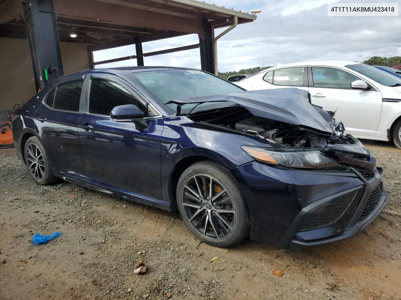 4T1T11AK8MU423418 2021 Toyota Camry Se