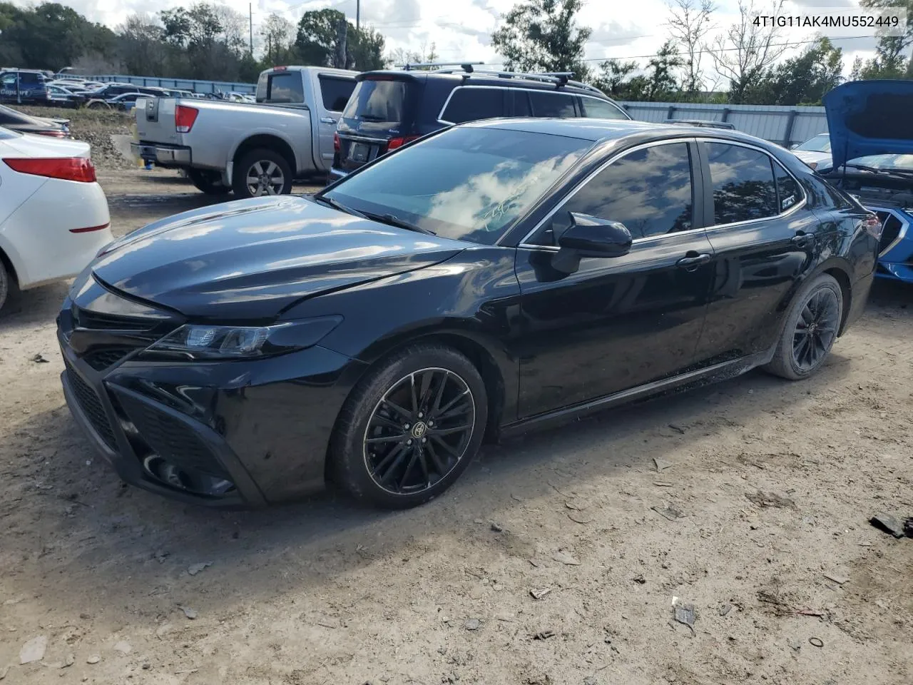 2021 Toyota Camry Se VIN: 4T1G11AK4MU552449 Lot: 73834314