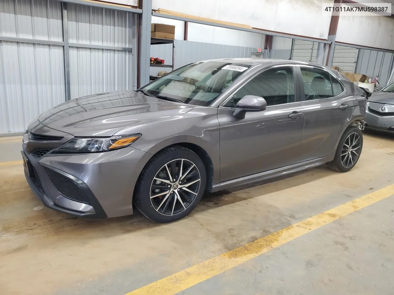 2021 Toyota Camry Se VIN: 4T1G11AK7MU598387 Lot: 73998094