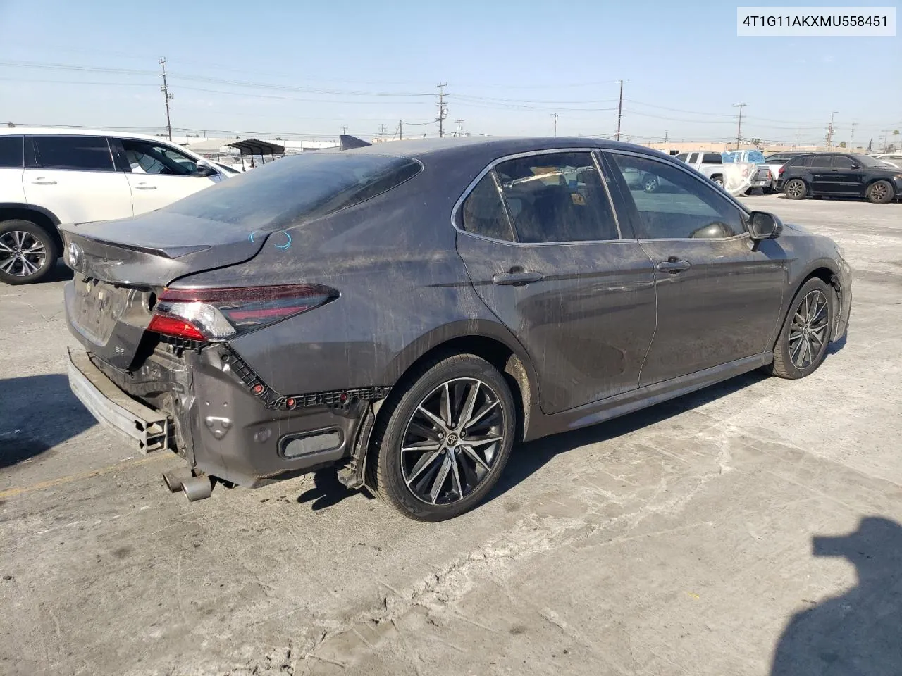 4T1G11AKXMU558451 2021 Toyota Camry Se