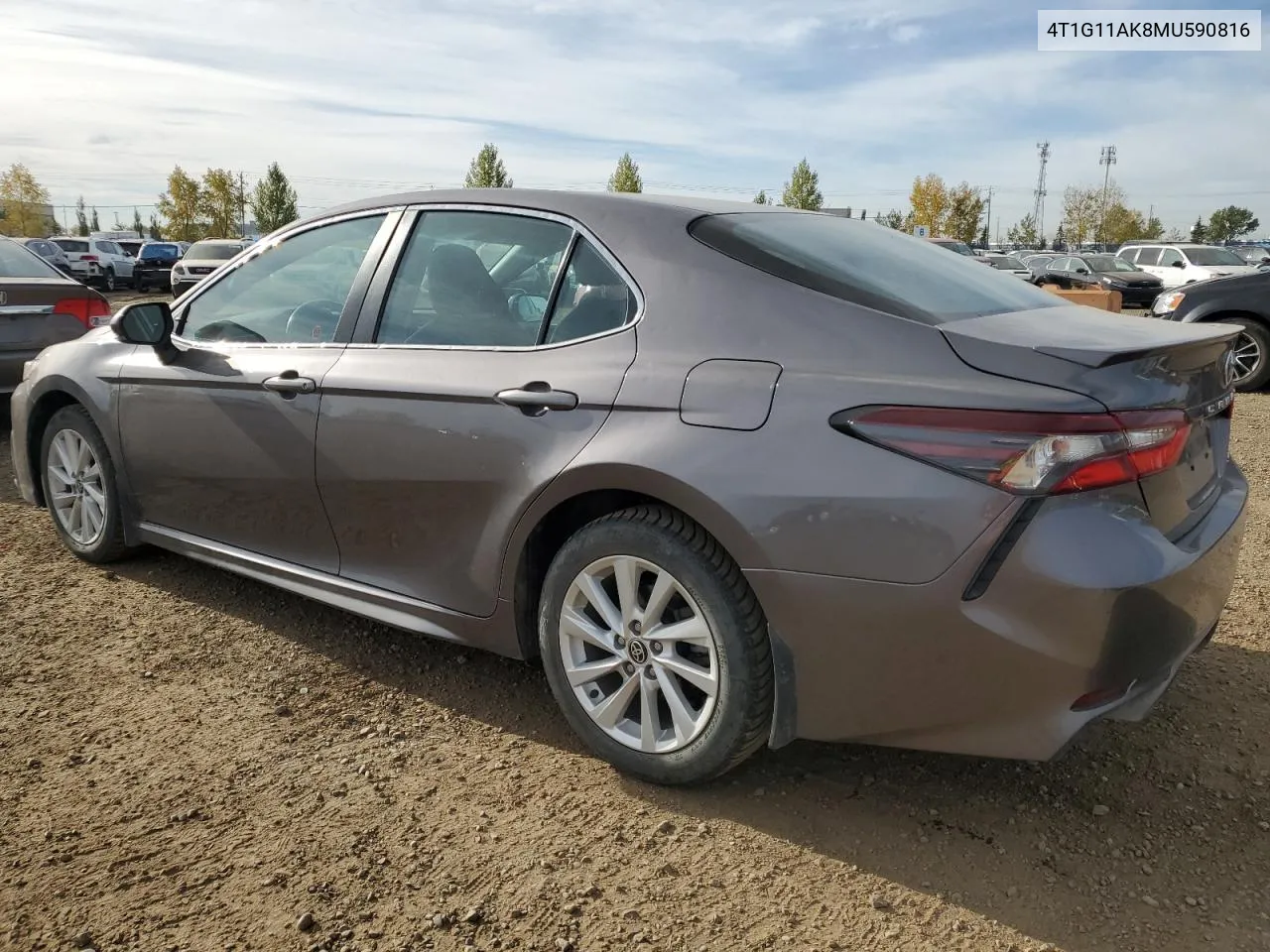 2021 Toyota Camry Se VIN: 4T1G11AK8MU590816 Lot: 74612594