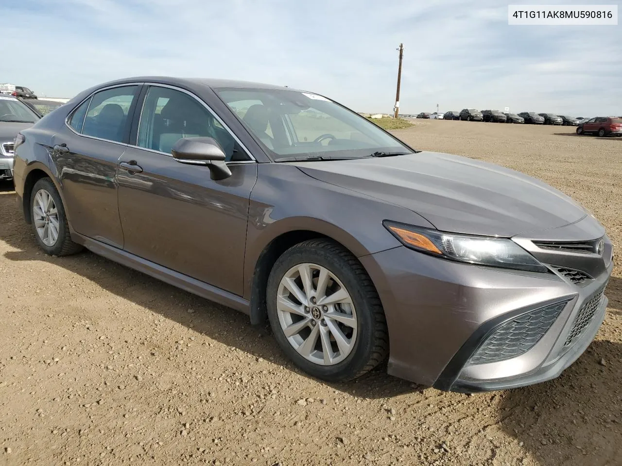 4T1G11AK8MU590816 2021 Toyota Camry Se