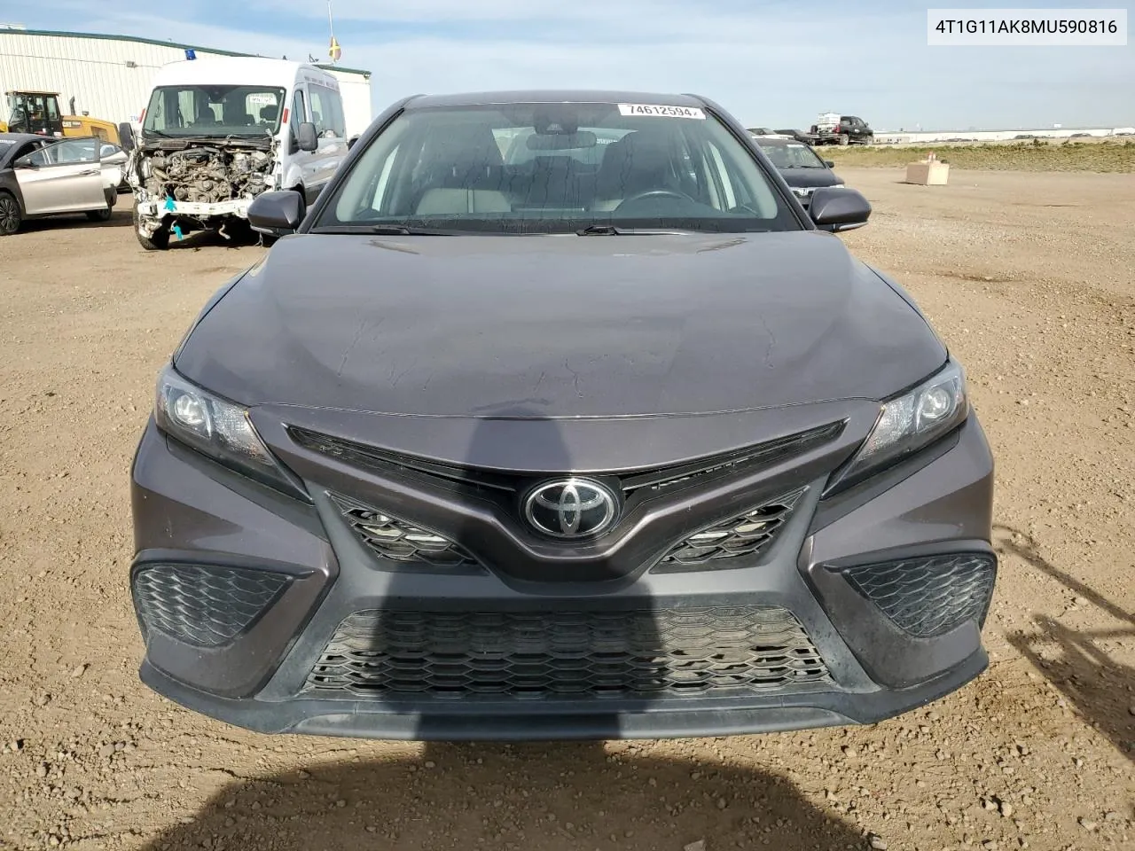 4T1G11AK8MU590816 2021 Toyota Camry Se