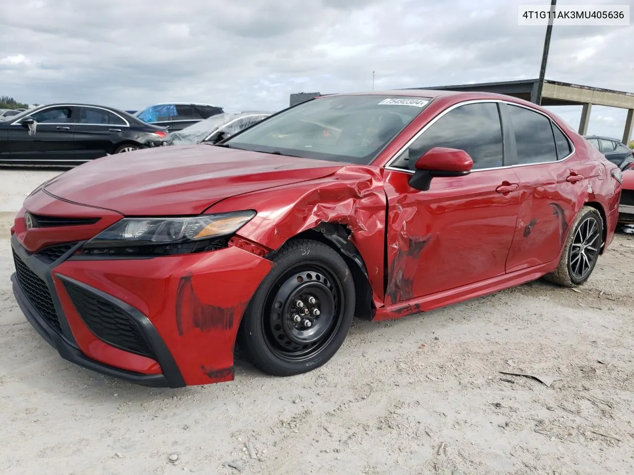 4T1G11AK3MU405636 2021 Toyota Camry Se