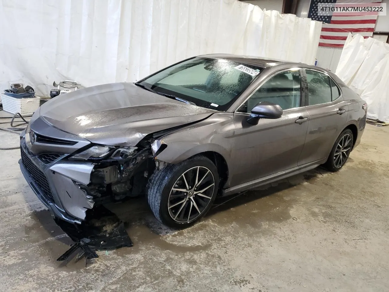 2021 Toyota Camry Se VIN: 4T1G11AK7MU453222 Lot: 75523504