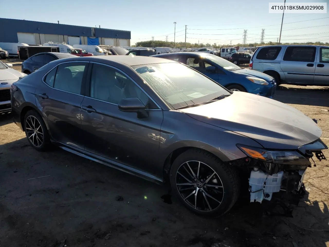 2021 Toyota Camry Se VIN: 4T1G11BK5MU029908 Lot: 75667184